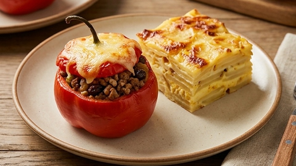 Rocoto Relleno & Pastel de Papa